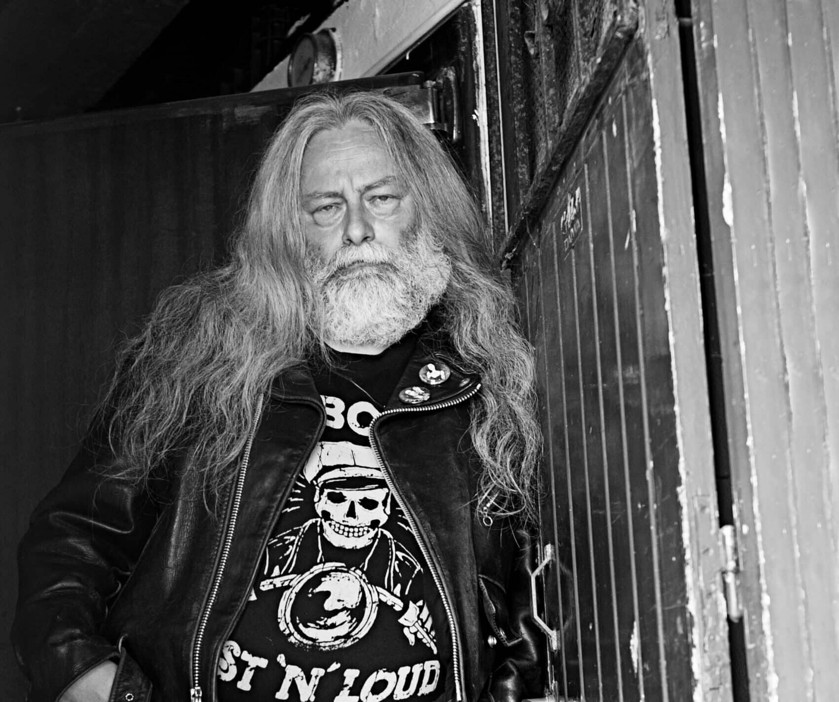 Serge DEFT shooting façon biker signé